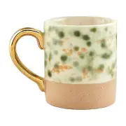 Mud Pie Coffee Mug, Brown Splatter, 12 oz
