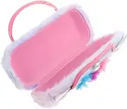 [ROMISBABA] Unicorn Glasses Case Handheld Eyeglass Storage Boys and Girls Girls Portable Plush Stylish Scratch-resistant