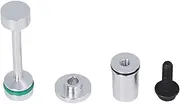 Oil Diverter Barbell Set for LS Engines 4.8L 5.3L 6.0L 6.2L with Oil Bypass Valve Plug Kit and Oil Pickup Tube Hold Down Kit for Enhanced Performance
