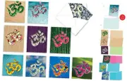 - 10 Blank Note Cards Assortment (4 x 5.12 Inch) - Zen Patterns and Symbols,
