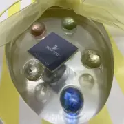 Swarovski Crystal Easter Egg Set of 5 – MIB, Retired #665193 – Multi‑Color