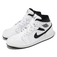 在飛比找ETMall東森購物網優惠-Nike 休閒鞋 Air Jordan 1 Mid 男鞋 白