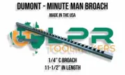 Keyway Broach Minute Man® 1/4" C Broach made in the USA best quality