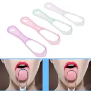 Food Grade Plastic Tongue Scraper Adult Tongue Cleaner Brush Oral Oral IHSYXUU