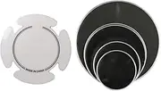 yuksok 5x Drumhead Drum Set Head Skin Quietly Practice Practical Professional Silent Mute for Drum Players Adults Stage Performance, Style A