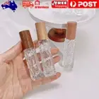 10/12ml Refillable Glass Spray Bottles Beech Lid Sprayer Perfume Essential Oils