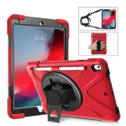 MCC Heavy Duty Strap iPad Air 3 10.5" 2019 Apple Shockproof Case Cover 3rd [Red]