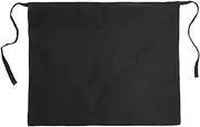 Alipis 1pc Chef Apron Practical Black Cooking Apron with Pocket for Kitchen Use for Restaurants and Home Cooking