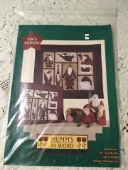 Mumm's The Word "Santa Samplers" 2 Quilt Patterns Wall Hangings Debbie Mumm