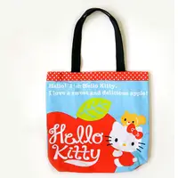 在飛比找蝦皮購物優惠-【DJ媽咪】日本三麗鷗Hello kitty凱蒂貓正版帆布肩