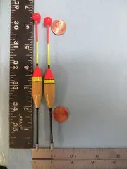 2 New Wood Slip Bobber Floats B11