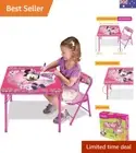 Mouse Blossoms & Bows Jr. Activity Table Set with 1 Chair