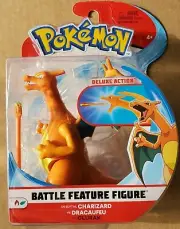 Jazwares Pokémon Battle Feature Figure Charizard Deluxe Action - New in Package