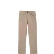 Nautica Boys'Flat Front Stretch Twill Chino Pant,Khaki 5-Pocket boys pants 5 reg