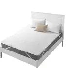 King Size Mattress Protector Cover Waterproof Quilted Fitted Soft Cotton Matt...