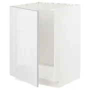METOD base cabinet for sink, white/Ringhult white, 60x60x80 cm