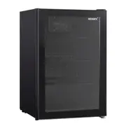 Husky 130L Glass Door Undercounter Bar Fridge