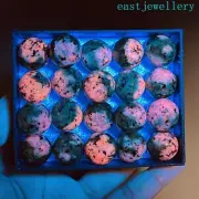 20pcs Wholesale Natural zoisite ball quartz crystal Sphere Palm stone 15mm+ box