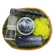 Avon Night Magic Evening Musk Perfume, Powder, Skin Softener Gift Set Basket NR