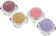 KALLORY 4 Pcs Epoxy Resin Pigments DIY Mica Pigment Powders Changing Pearlescent Dye for Handcrafting