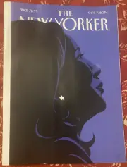 The New Yorker Magazine Oct 7, 2024 THE CANDIDATE - KAMALA HARRIS No Label, New