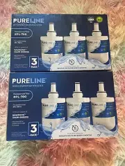 Pureline Refrigerator Water Filter Pl-700 2 Boxes, 5 Filters Total!