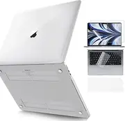 Compatible with M3 M2 Chip MacBook Air 13.6 inch Case A3113 A2681 Retina Display, YELLOW-PRICE Slim Protective Hard Plastic Case & Keyboard Cover & Screen Protector (Crystal Clear)
