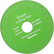 Glass Cutting Disc, 4 Inch Glass Cutting Disc 1mm Diamond Saw Blade for Angle Grinder, Ultra-Thin Diamond Saw Blade Wheel for Glass Tile Marble Ceramic Jade