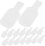 BIUDECO 30pcs Cable Cable Labels Tags Cord Label Stickers Cord Management Tags Nylon White