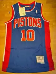 Vintage Detroit Pistons Dennis Rodman Jersey Large Mitchell & Ness 1988-89 NWT