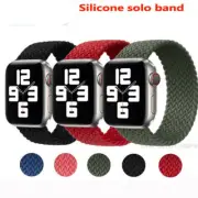 For Apple Watch Series Ultra 1 2 49mm Elastic Silicone Strap Watch Band