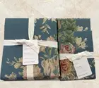 Pottery Barn PAULINE FLORAL PRINTED Duvet King Cali King & 2 Euro Shams NWT