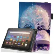 Universal 10 10.1 Inch Android Tablet Case,Slim Folding Stand Cover Dream Tree