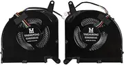 CPU+GPU Cooling Fan Replacement for Gigabyte Aorus 15P 15G 17G KB SB WB XB YB YC KC XC RX5G RX7G AERO 15 OLED SA 17 HDR XA RP75XA RP75XG RP77XB RP77XD AERO 17 RP77 RP75W PLB07010S12HH DC12V 1A 0.75cm