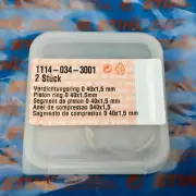 STIHL Genuine 012AV, 020T, 020AV, MS200, MS200T Piston Rings. #1114 034 3001