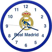 Kids Licensing Wall Clock, Real Madrid White, L