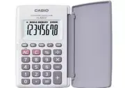 Casio POCKET Electronic Calculator HL-820LV-WE Large Display 8-Digit LCD WHITE