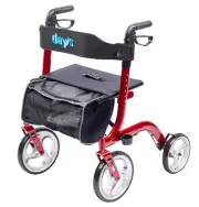 Walking Frame Lightweight Compact Foldable Rollator Mobility Walker Euro Style