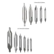 5/6Pcs Center Drill Bits Set High Speed Steel Drill Bits Set 1/1.5/2/2.5/3/4/5mm