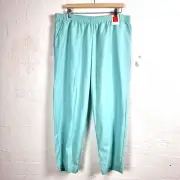 New MILLERS Womens Pants Plus Size 22 Green High Rise Elastic Waist