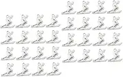 TEHAUX Sets Elegant Ski Charms for Bracelet Necklace Keychain Accessories Acrylic Charms Modern Pcs