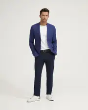 Milton Half Lined Linen Cotton Blzr