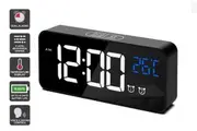 Digital Alarm Clock with Temperature Display & Voice Control
