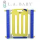 L.A. Baby 美國加州貝比/幼兒安全自動上鎖門欄(繽紛黃)