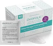 Ovofolic Inositol Supplement - Myo-Inositol and D-Chiro Inositol Plus Active Folate- Ideal 40:1 Ratio - Hormone Balance & Healthy Ovarian Support for Women-60 sachets-Elan Healthcare