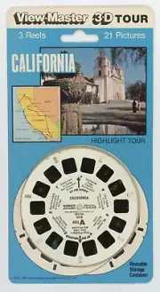 CALIFORNIA Highlight Tour View-Master International 3-Reel Packet Sealed Mint