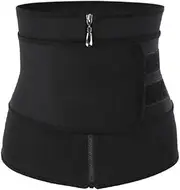 Waist Belt for Women's Body Shaping, Neoprene Waist Strap, Zipper Double Strap