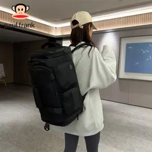 現貨 Paul Frank防水旅行袋 男款健身運動手提行李袋 女士大容量後背包 戶外機車包 手提收納包