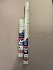 Rubbermaid 1989 Stitch Rose Pattern Shelf & Drawer Liners 1 Roll Each Unopened