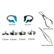 Dental Matrix Bands Ring Sectional Matrice Clamp/Plier/Tweezers Fit Garrison